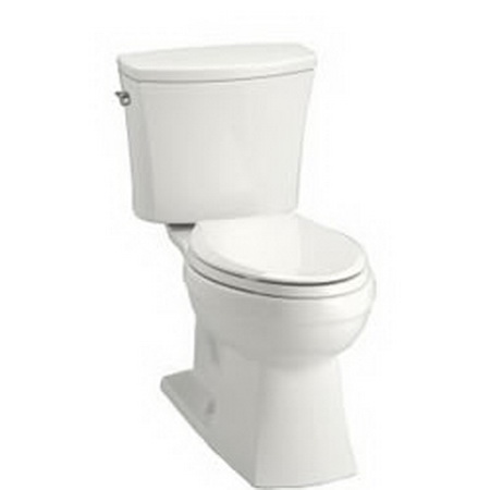 Kohler K-11452 Kelston(TM) Comfort Height(TM) The Complete Solution(TM) elongated toilet with Cachet(TM) toilet seat and left-hand trip lever