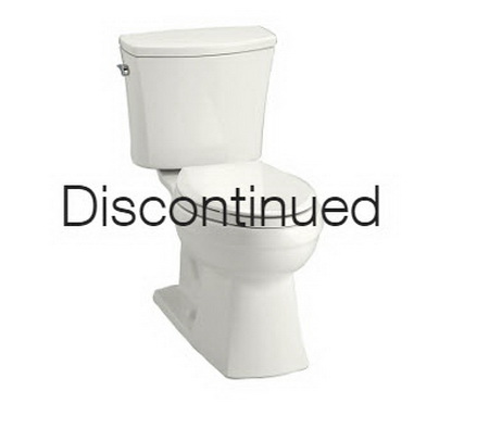 Kohler K-11453 Kelston(TM) Comfort Height(TM) 1.28 The Complete Solution(TM) elongated toilet with Cachet(TM) toilet seat and left-hand trip lever