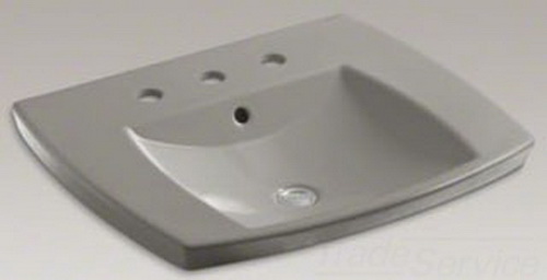 Kohler K-2381-8-K4; Kelston (TM) self-rimming lavatory with 8"""" centers; in Cashmere; Discontinued Product