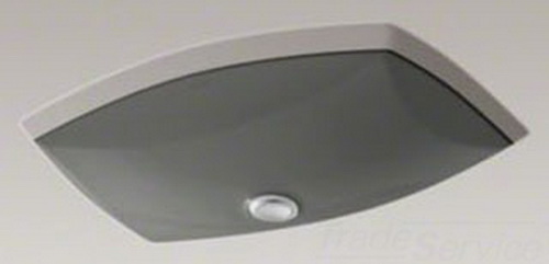Kohler K-2382-58; Kelston (TM) undercounter lavatory; in Thunder Grey; Discontinued Product