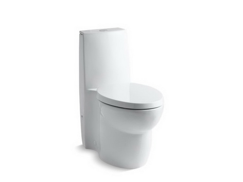 Kohler K-3564 Saile(TM)elongated one-piece toilet with dual flush technology and Saile Quiet-Close(TM) toilet seat with Quick-Release(TM) functionality