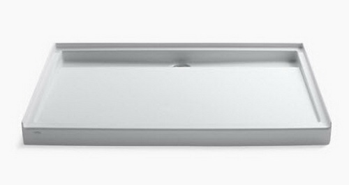Kohler K-9996 Groove(TM) acrylic receptor 60"" x 42"" back drain
