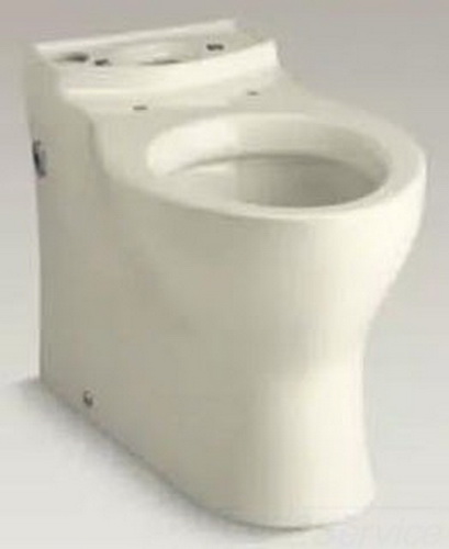 Kohler K-4322-47; Persuade (R)elongated toilet bowl less seat;in Almond; Discontinued Product