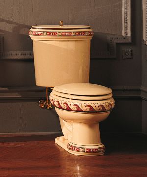 Kohler K-14239-CL Calabria Design on Revival Two-Piece Toilet wi
