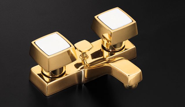 Kohler K-6950 Alterna centerset lavatory faucet with square hand
