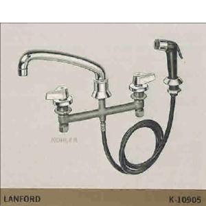 Kohler K-10905 Shoreham kitchen sink faucet with swing spout and