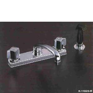 Kohler K-11925-R Trend kitchen sink faucet with swing spout and sid