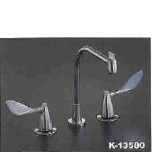 Kohler K-13580 Finesse kitchen sink faucet with multi-swivel swin