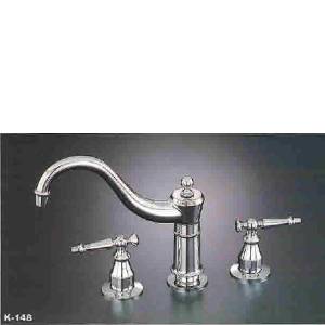 Kohler K-148-CV Antique kitchen sink faucet with swing spout and l