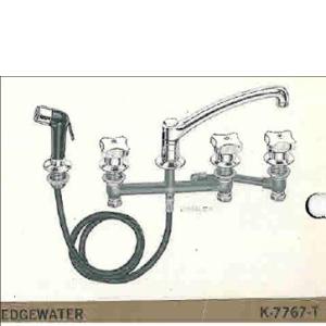 Kohler K-7767 Triton kitchen sink faucet with swing spout third