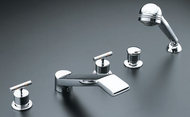 Kohler K-T8230-6 Taboret Deck-mount High-Flow Bath Faucet Trim T