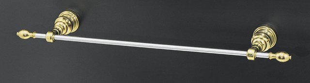 Kohler K-6826-C IV Georges Brass(R) 24"" towel bar with Polished Brass or Satin Black bar and accents