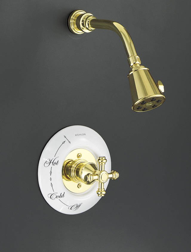 Kohler K-6791 IV Georges Brass) accent kit for Rite-Temp(R) bath and shower faucet/valve trim