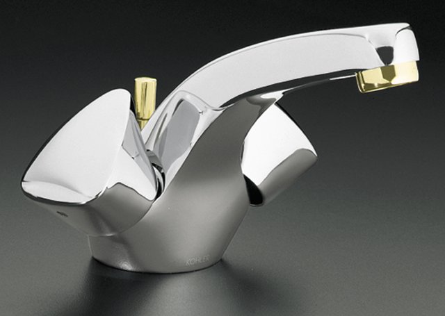 Kohler K-14513-1 Provence Centerset Lavatory Faucet with Euro Ha