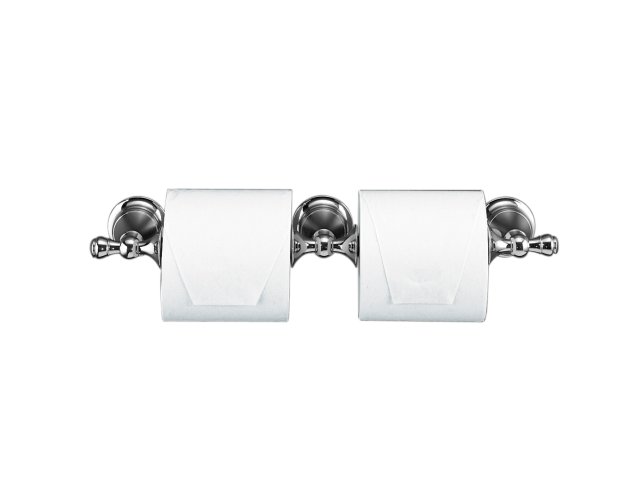 Kohler K-16152-BV; Revival (R) double toilet tissue holder; in Vibrant Brushed Bronze; Discontinued Product