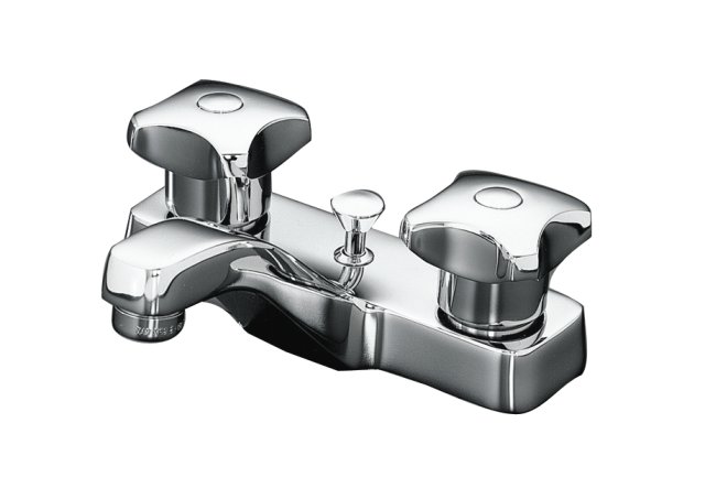 Kohler K-7401-4A Triton centerset lavatory faucet with lever handle