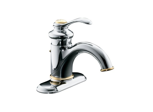 Kohler K-12181 Fairfax(R) single-control lavatory faucet with lever handle and pop-up drain