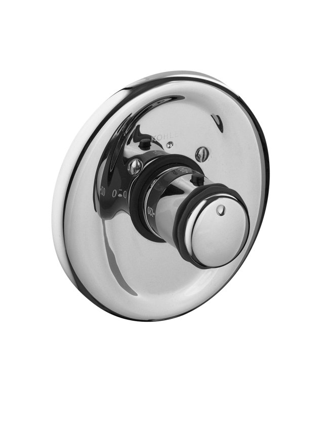 Kohler K-T9494-7 MasterShower(R) thermostatic mixing valve trim with cylinder handle valve not included