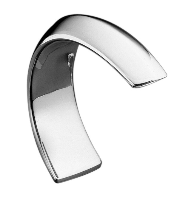 Kohler K-6945-G; Deck-mount Crescent non-diverter bath spout NPT connection; in Brushed Chrome; Discontinued Product