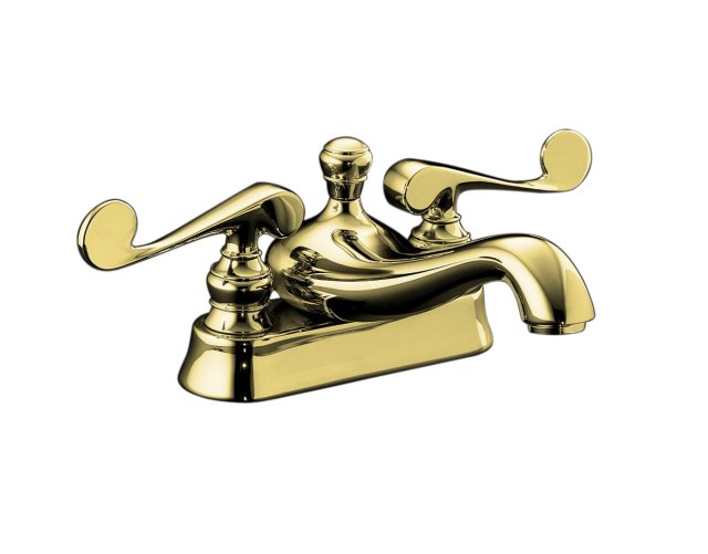 Kohler K-16100-4 Revival(R) centerset lavatory faucet with scroll lever handles