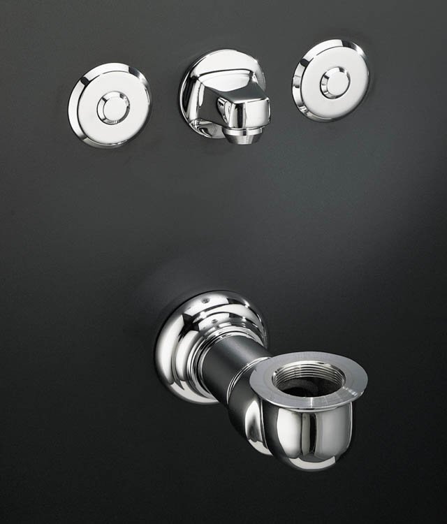 Kohler K-7482-L Shelf-back vandal-resistant lavatory faucet