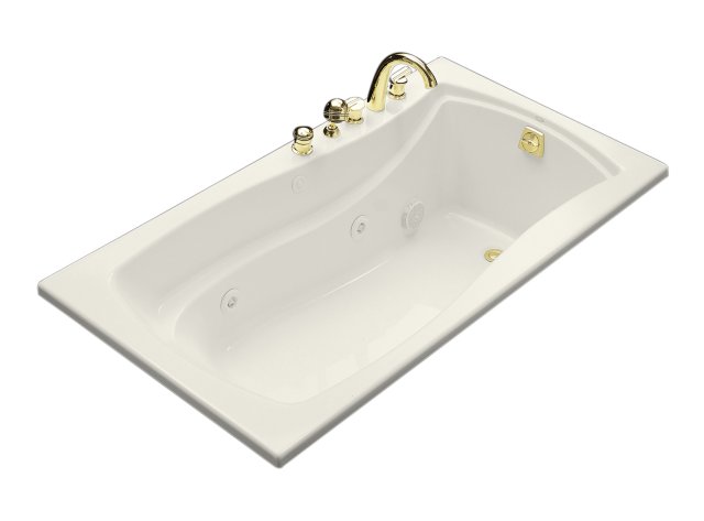 Kohler K-1224-RH Mariposa(R) 5.5' whirlpool with flange heater and right-hand drain