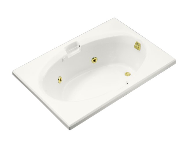 Kohler K-1266 Dockside(R) 5' whirlpool with reversible drain