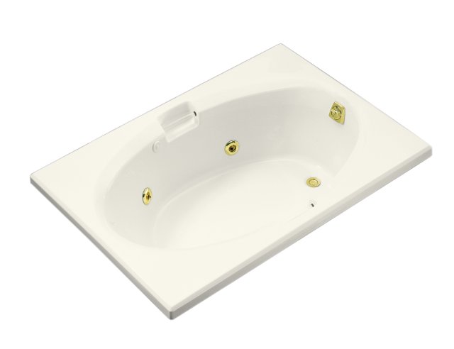 Kohler K-1266-H Dockside(R) 5' whirlpool with heater