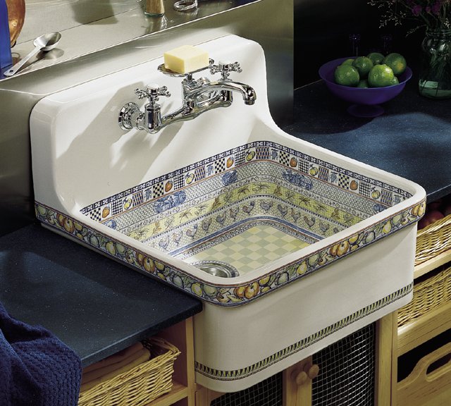 Kohler K-14575-AJ Journey(TM) design on Gilford(TM) wall-mount kitchen sink