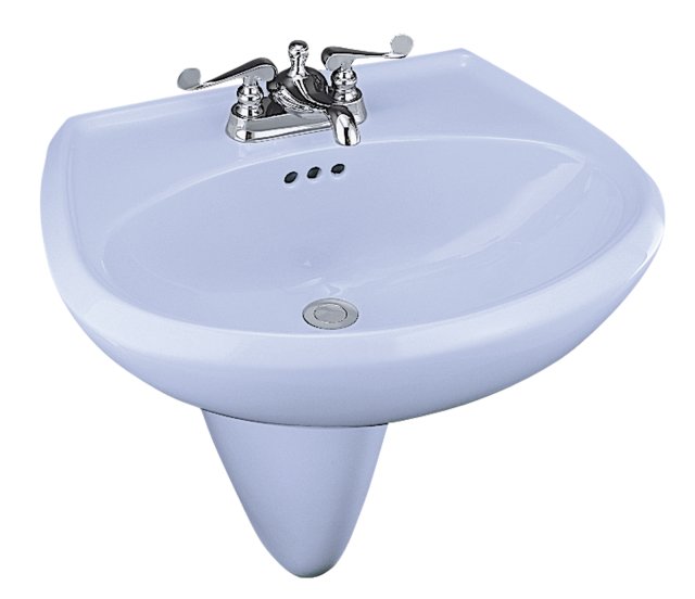 Kohler K-2083-1 Chablis(TM) wall-mount lavatory with single-hole faucet drilling