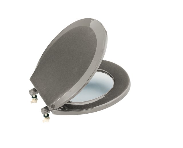 Kohler K-4662 Lustra(TM) round closed-front toilet seat and cover without antimicrobial agent