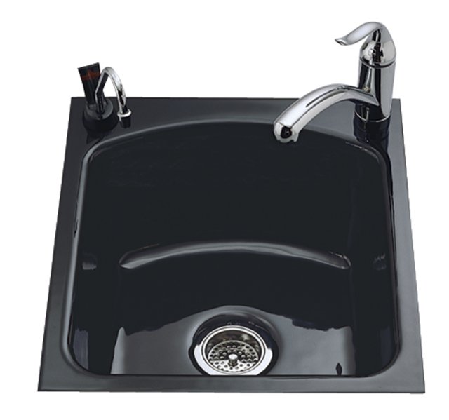 Kohler K-5848-2 Napa tile-in entertainment sink with two-hole faucet drilling