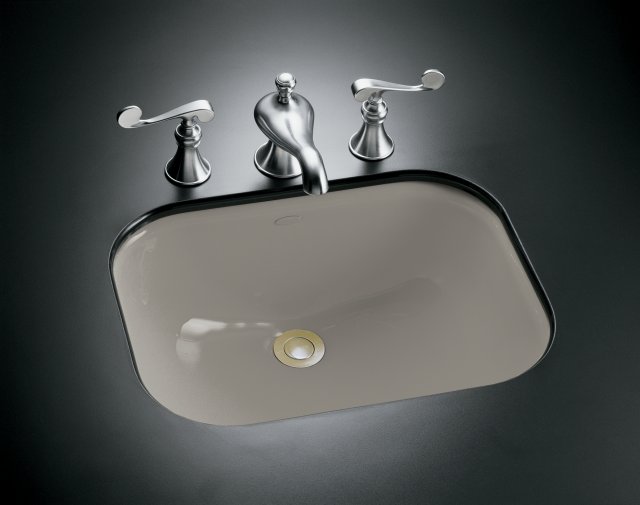 Kohler K-2890-4U Tahoe(R) undercounter lavatory with oversized 4"" centers