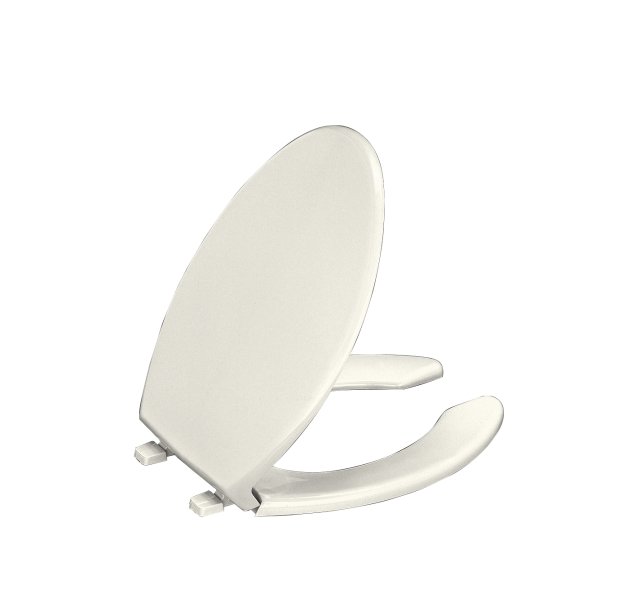 Kohler K-4650 Lustra(TM) elongated open-front toilet seat