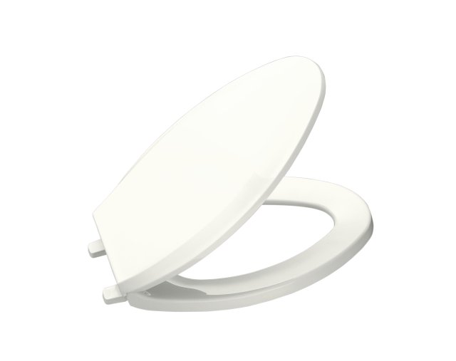 Kohler K-4652-A Lustra(TM) closed-front toilet seat with antimicrobial agent