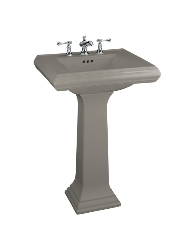 Kohler K-2238-1 Memoirs(R) pedestal lavatory with single-hole faucet drilling