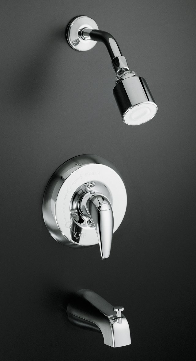 Kohler K-P15601-4N Coralais(R) bath and shower faucet trim with lever handle less showerhead