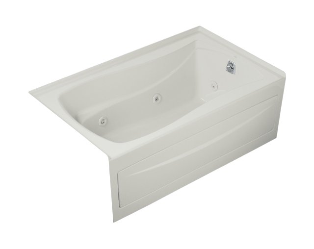 Kohler K-1239-RA Mariposa(R) 5' whirlpool with integral apron flange and right-hand drain