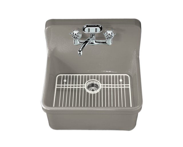Kohler K-12701 Gilford(TM) apron-front wall-mount kitchen sink 24"" x 22""