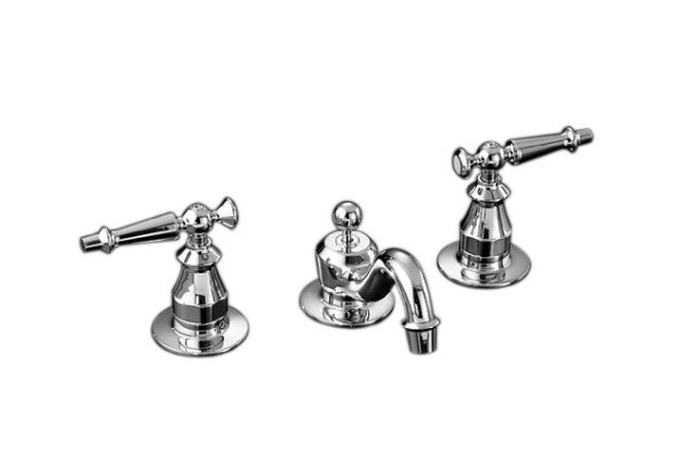 Kohler K-108-4 Antique(TM) widespread lavatory faucet with lever handles