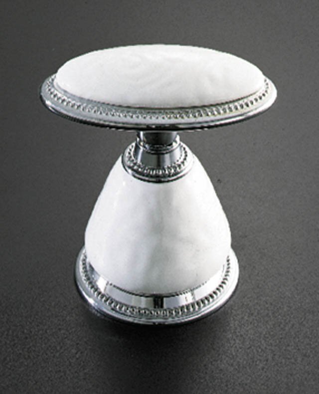 Kohler K-273 Antique(TM) Garland(TM) texture ceramic handle skirts for lavatory faucets