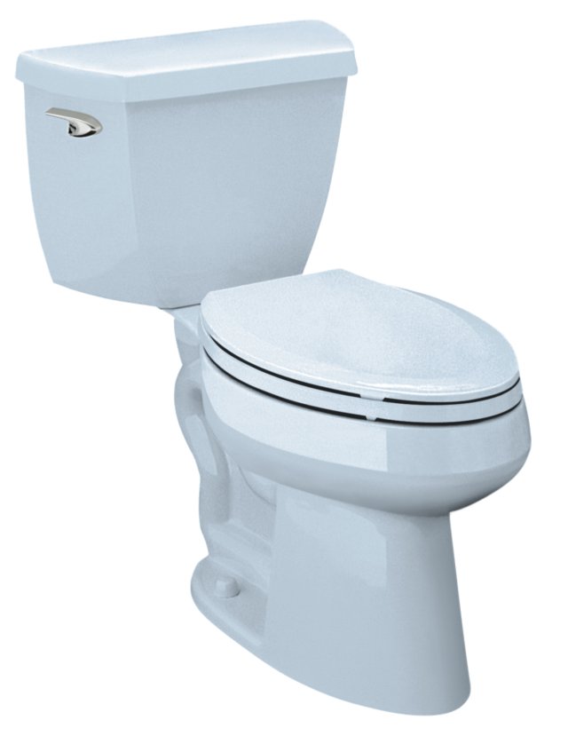 Kohler K-3493 Highline(TM) Pressure-Lite(TM) Comfort Height(TM) elongated 1.4 gpf toilet with left-hand trip lever less seat