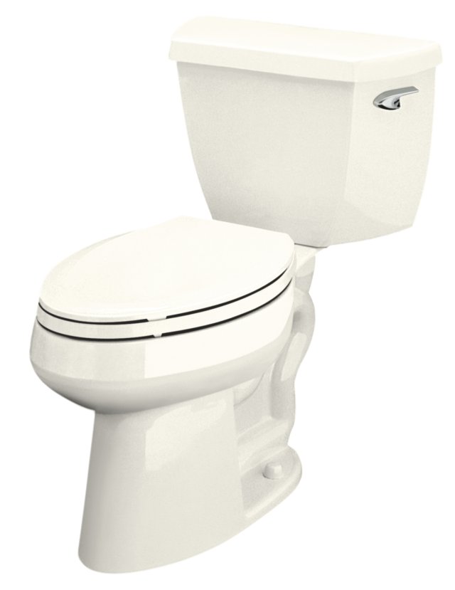 Kohler K-3493-RA Highline(TM) Pressure-Lite(TM) Comfort Height(TM) elongated 1.4 gpf toilet with right-hand trip lever less seat