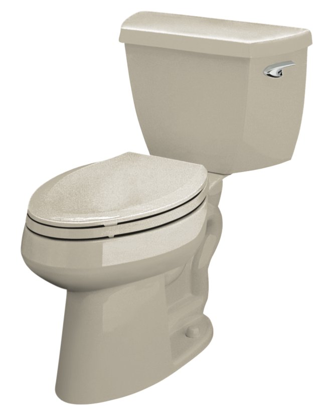 Kohler K-3519-RA Highline(TM) Comfort Height(TM) elongated 1.1 gpf toilet with right-hand trip lever less seat
