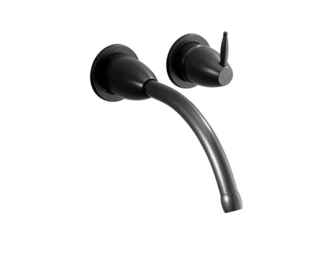 Kohler K-T196 Falling Water(R) wall-mount lavatory faucet trim with 8-1/4"" spout valve not included
