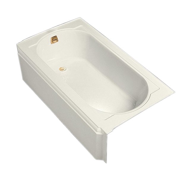 Kohler K-721-96; Memoirs (R) 5' bath with left-hand drain; in Biscuit
