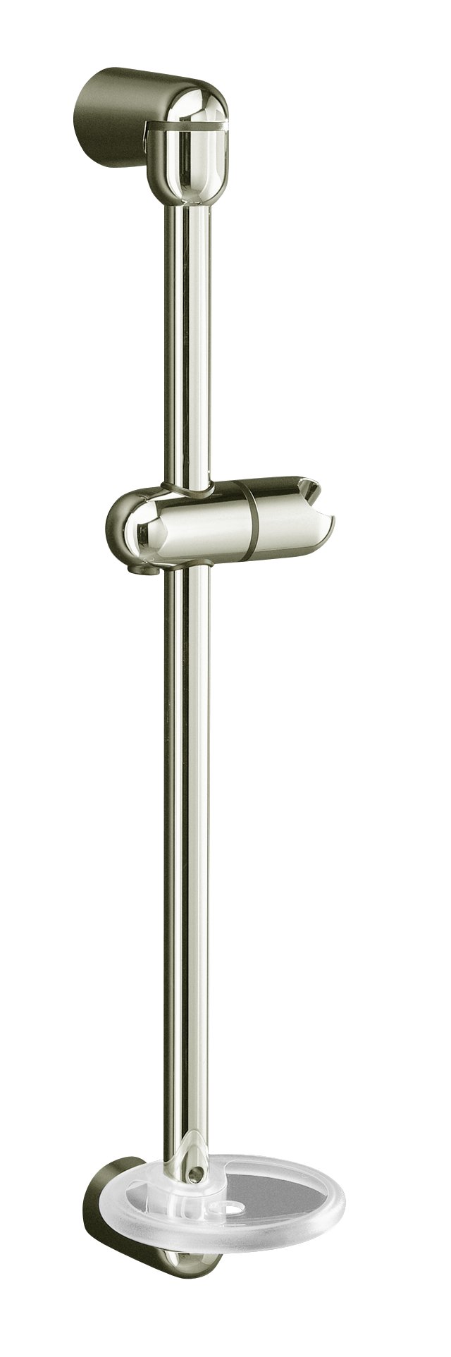 Kohler K-9516-SN; MasterShower (R) 22-3/4"" shower slide bar; in Vibrant Polished Nickel; Discontinued Product