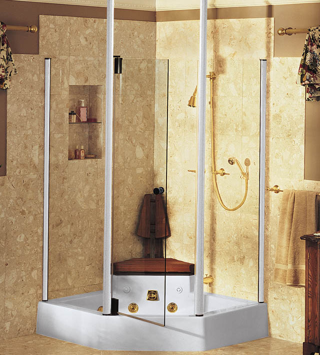 Kohler K-9853 Profile neo-angle shower enclosure with Crystal