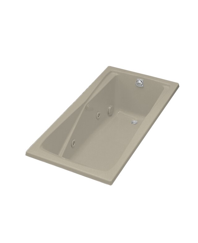 Kohler K-1201-CB Hourglass(TM) 30 whirlpool with custom pump location