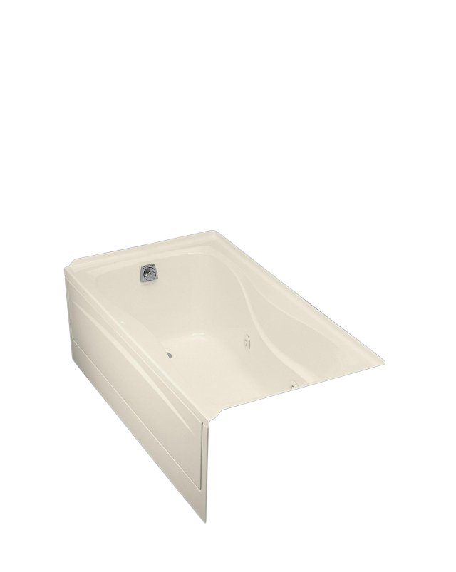 Kohler K-1209-LA Hourglass(TM) 32 whirlpool with integral apron flange and left-hand drain